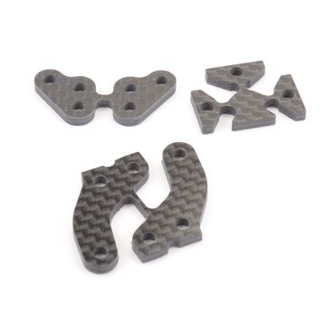 Schumacher C/F Steering, Lockstop & Rear Hub Arm kit-Mi6/evo (U4871)