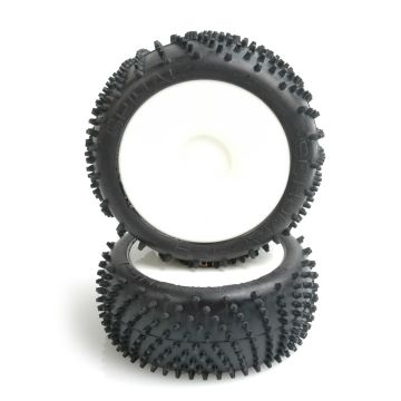 Schumacher SPIRAL 1/8th Pre-Glued - Silver  (pr) (U6757)