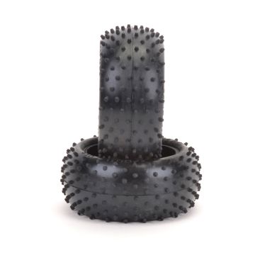 Schumacher Mini Spike 2; Rear Tyres - Silver (pr) (U6763)