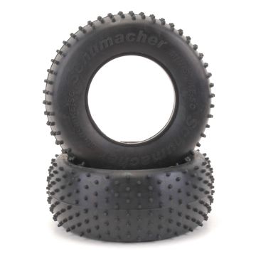 Schumacher Short Course Tyre - Mini Spike - Blue (pr) (U6769)