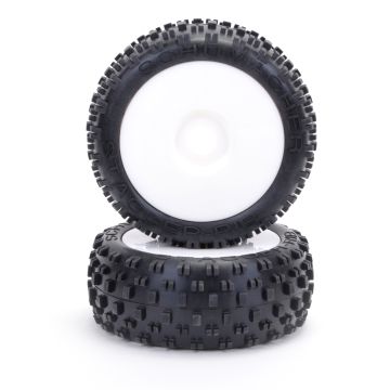 Schumacher Stagger Rib 1/8th - Yellow - Pre-Glued  (pr) (U6809)