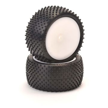 Schumacher Mini Dart 1/10 - Rear - Pre-Glued-Yellow (pr) (U6835)