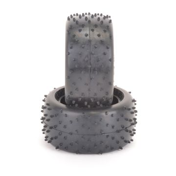 Schumacher Mini Spike Tyre 2" Rear - 15 x 12 - Yellow pr  (U6849)