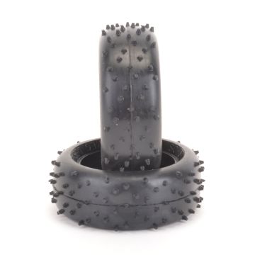 Schumacher Mini Spike Tyre 2" Front - 11 x 12 - Yellow pr (U6850)