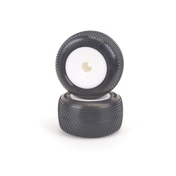 Schumacher Mini Pin - Silver - Truck Tyre - Pre-Glued pr (U6881)
