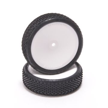 Schumacher Splinter - 1/10 2WD Tyres - Yellow - Pre-Glued (U6910)