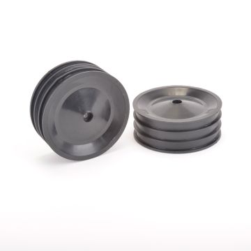 Schumacher Front Wheel Black (pr) - CAT XLS (U7182)