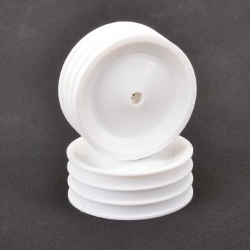 Schumacher White Front Wheels (pr) - CAT XLS (U7290)