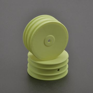 Schumacher Wheel Front 4WD - Yellow - pr (U7458)