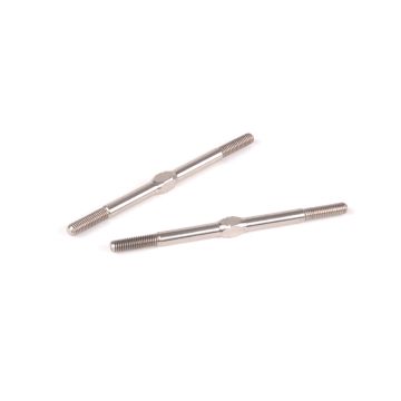 Schumacher Titanium Turnbuckle - 56mm - Silver - (pr) (U7673)