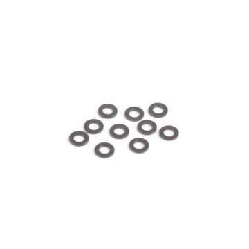 Schumacher M3 Black Alloy Washers 0.75mm (pk10) (U7709)