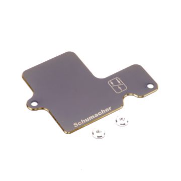 Schumacher Brass ESC Tray - L1R (U8387)