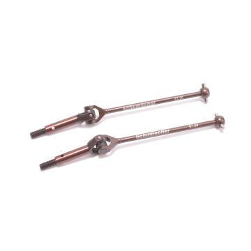 Schumacher Driveshaft Assembled UJ (pr) - LD3D (U8606)