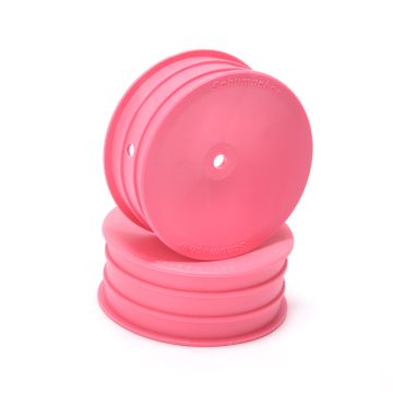 Schumacher Wheel; Hex Front - Pink - 2WD - pr (U8687)