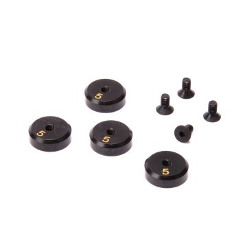 Schumacher Brass Circular Weight 5g (pk4) (U8773)