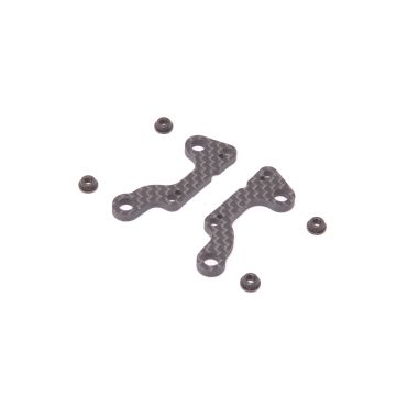 Schumacher C/F 1 Notch Front Link Mount - Mi9 (pr) (U8781)