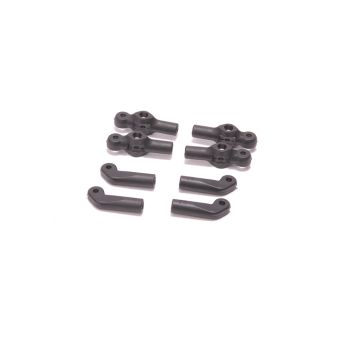 Schumacher Black Upper Link Sockets - Mi9 (4 prs) (U8783)