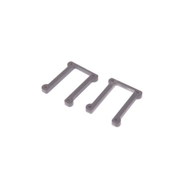 Schumacher S2 Upper Link Mount 4mm Spacer (pr) - Neon (U8858)