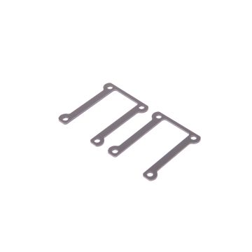 Schumacher S2 1mm Link Mount Spacer (pr) - Neon (U8889)