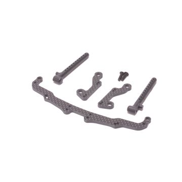 Schumacher C/F Lightweight Rear Shock Mount Set - Mi9 (U9078)