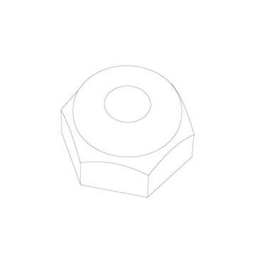 UDIRC UCX24 M2.5 Hex Flanged Nylon Lock Nut(8Pcs) (UCX24-S013)