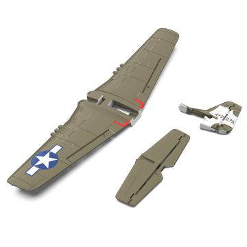 Volantex Main Wing & Tail W/O Decals 768-2 (V-P7680202G)