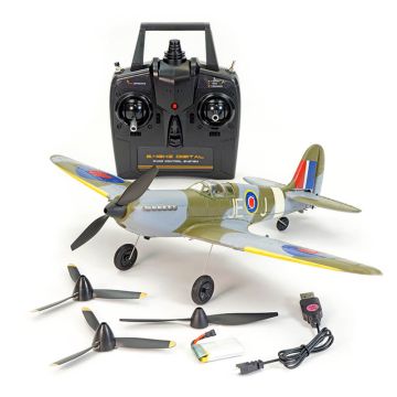 Volantex Spitfire 4Ch Blue 400mm Brushed With Gyro EPP RTF (V761-12V2B)