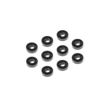 Xray Alu Shim 3X7X2.0mm - Black (10) (XR303138-K)