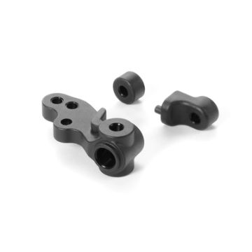 Xray X1 Composite Steering Block - 3-Hole & Backstops (XR372213)
