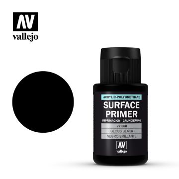 AV Vallejo Metal Color - Gloss Black Primer 60ml (VAL73660)