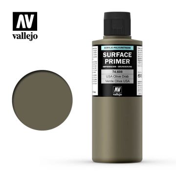 AV Vallejo Polyurethane - USA Olive Drab 200ml (VAL74608)