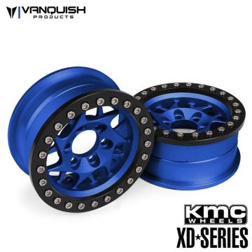 Vanquish KMC 1.9 XD127 Bully Blue Anodized (VPS07714)