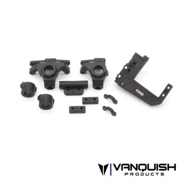 Vanquish H10 Hydro Front Axle Components - Blk (VPS08806)
