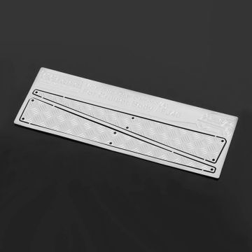 RC4WD Metal Side Diamond (A) Plates For RC4WD Cruiser Body (Silver) (VVV-C0134)