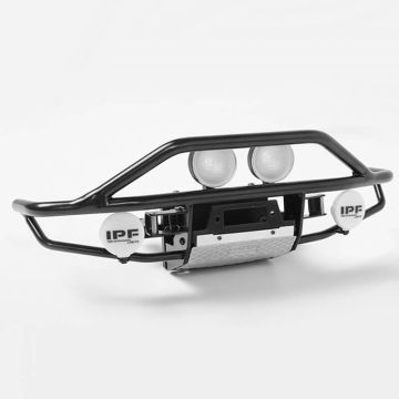 RC4WD Rough Stuff Metal Front Bumper For RC4WD Trail Finder 2 (Hella & Ipf Round Lights) (VVV-C0209)
