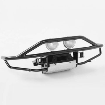 RC4WD Rough Stuff Metal Front Bumper For RC4WD Trail Finder 2 (Hella Round Lights) (VVV-C0211)