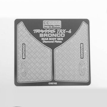 RC4WD Rear Quarter Diamond Plates For Traxxas TRX-4 '79 Bronco Ranger XLT (VVV-C0486)