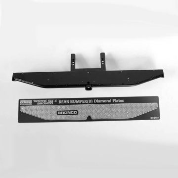 RC4WD Ks Rear Bumper For Traxxas TRX-4 '79 Bronco Ranger XLT (Black) (VVV-C0510)
