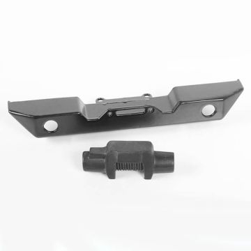 RC4WD Eon Metal Front Bumper W/Plastic Winch For 1/18 Gelande Ii RTR W/Black Rock Body (Black) (VVV-C0586)