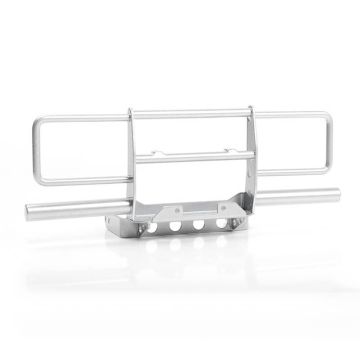 RC4WD Oxer Steel Front Winch Bumper For Vanquish Vs4-10 Origin Body (Silver) (VVV-C0947)