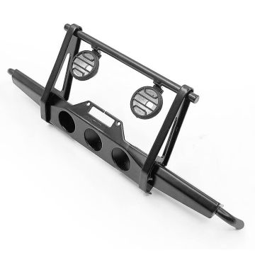 RC4WD Shirya Front Winch Bumper W/ Lights For Vanquish Vs4-10 Origin Body (Black) (VVV-C0956)