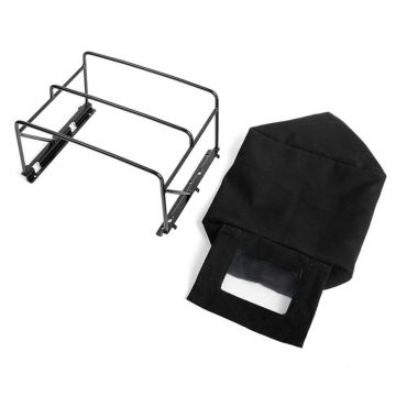 RC4WD Steel Tube Bed Cage W/ Soft Top For Gelande Ii 2015 Land Rover Defender D90 (Pick-Up) (Black) (VVV-C1128)