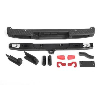 RC4WD OEM Rear Bumper W/ Tow Hook & License Plate Holder For Axial 1/10 SCX10 Iii Jeep Jt Gladiator (VVV-C1133)