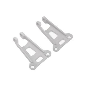 RC4WD Front Shock Mounts For Trail Finder 2 Chassis (Silver) (VVV-C1393)
