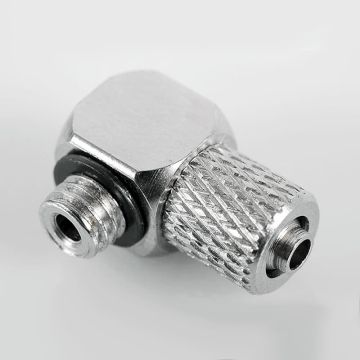 RC4WD Hydraulic Connector M5 X 4mm Tube (90Deg) (VVV-S0069)