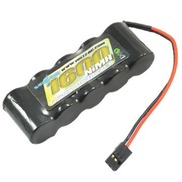 Voltz 1600mAh 6.0V RX Straight Battery W/ JR Plug (VZ0111)