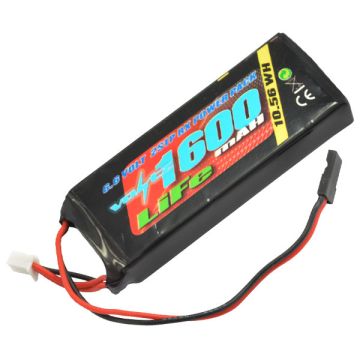 Voltz 1600mAh 2S 6.6V RX LiFE Straight Battery Pack (VZ0250)
