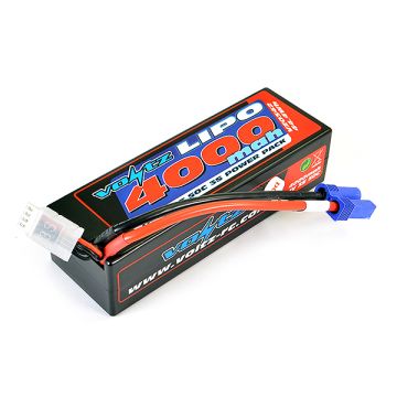 Voltz 4000mAh Hard Case 11.1V 50C LiPO Stick Pack W/EC5 (VZ0342EC5)