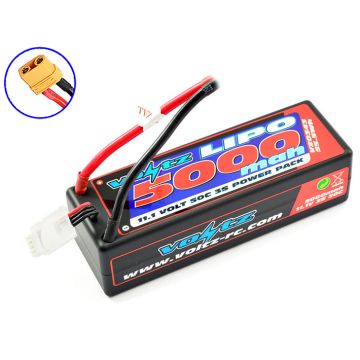 Voltz 5000mAh Hard Case 11.1V 50C LiPO Stick Pack XT90 (VZ0343XT90)