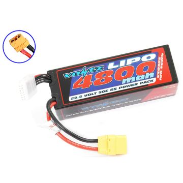 Voltz 4800mAh Hard Case 22.2V 50C LiPO Stick Pack XT90 (VZ0365XT90)